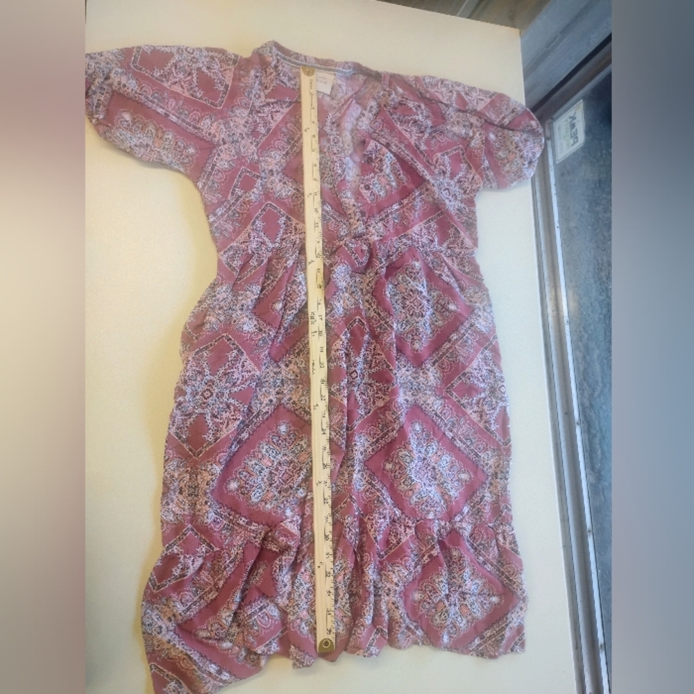 Knox Rose Red and White Patterned Dress